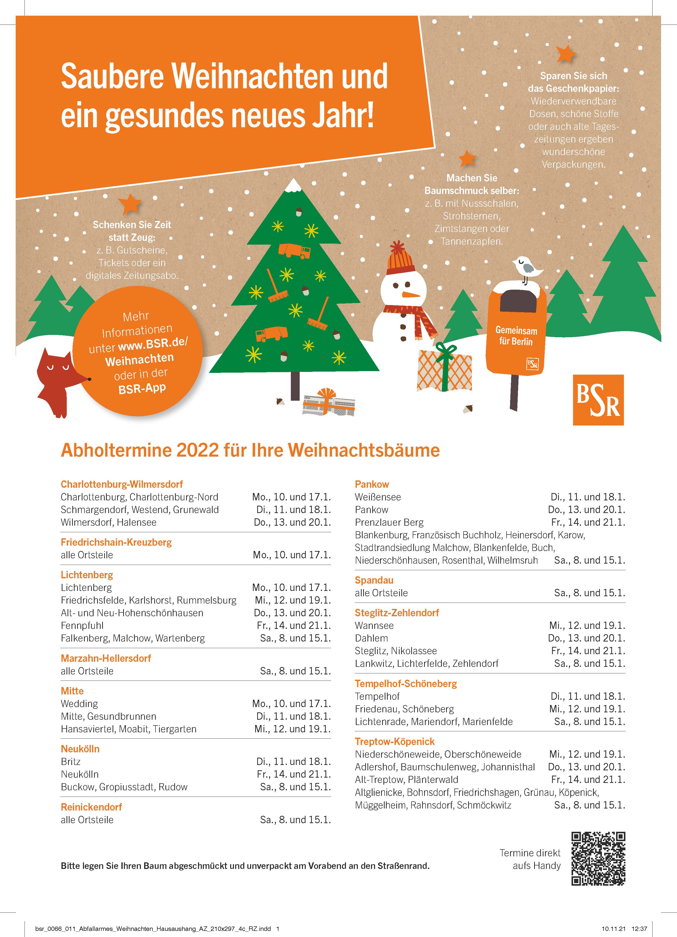 BSR_Plakat_Weihnachtsbaumabholtermine