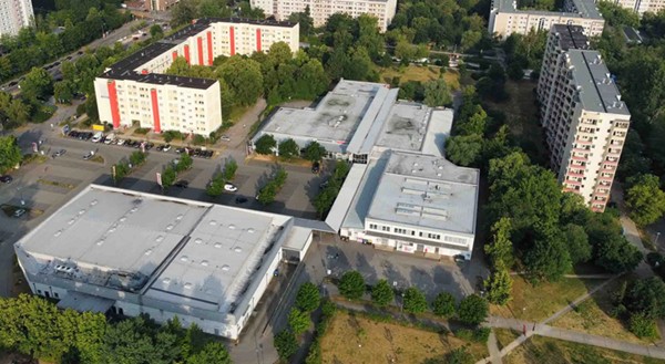 Tal-Center vor dem Abriss